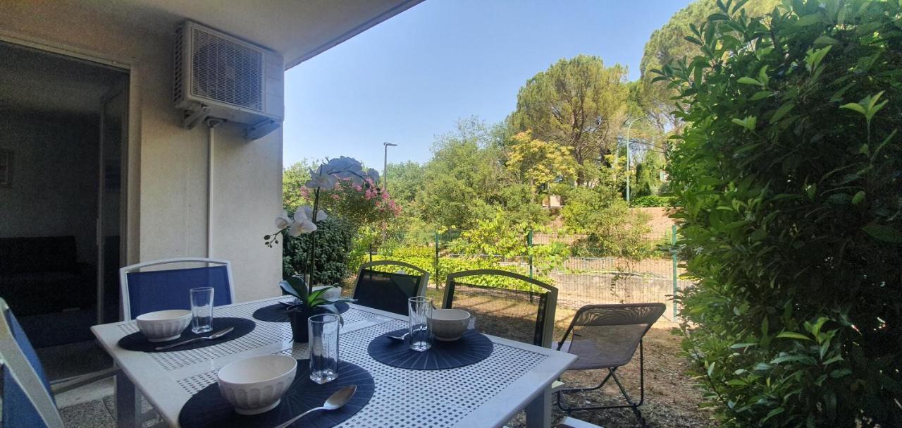 Appartamento Le Baou Beni - Piscine, Climatisation&Parking Gréoux-les-Bains Esterno foto
